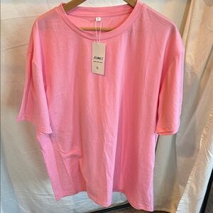 Athmile Pink Crewneck Tee - XL